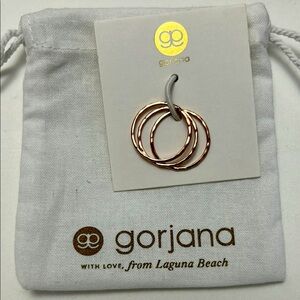 Gorjana Rose Gold Trio Rings size 7